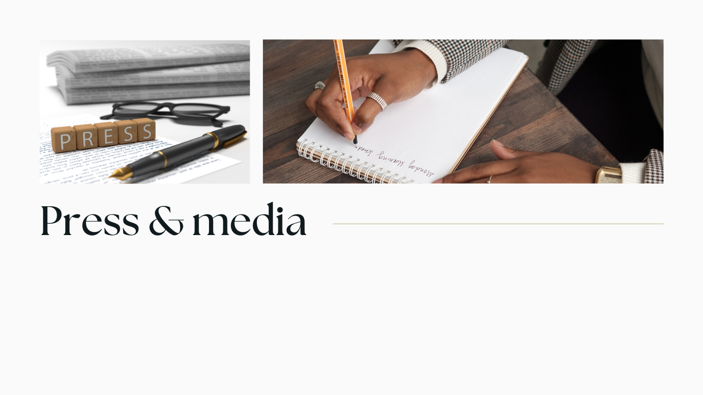 Press and media, writing press releases